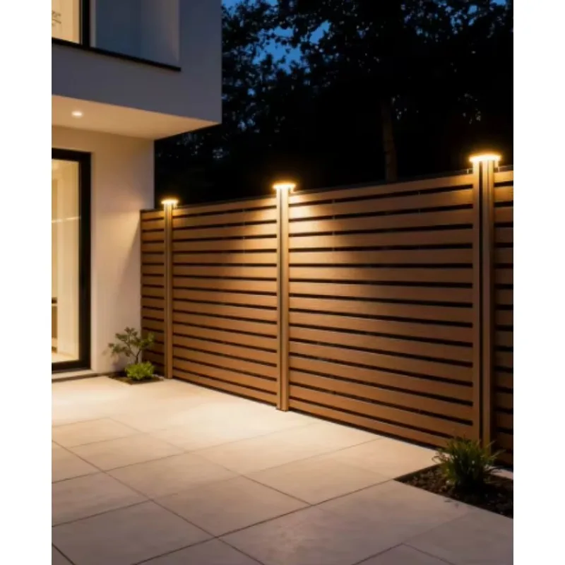 High-Strength Wood Plastic Composite UV Resistance Australia Privacy Garden Fencing Set Wpc Fence Panels Outdoor
