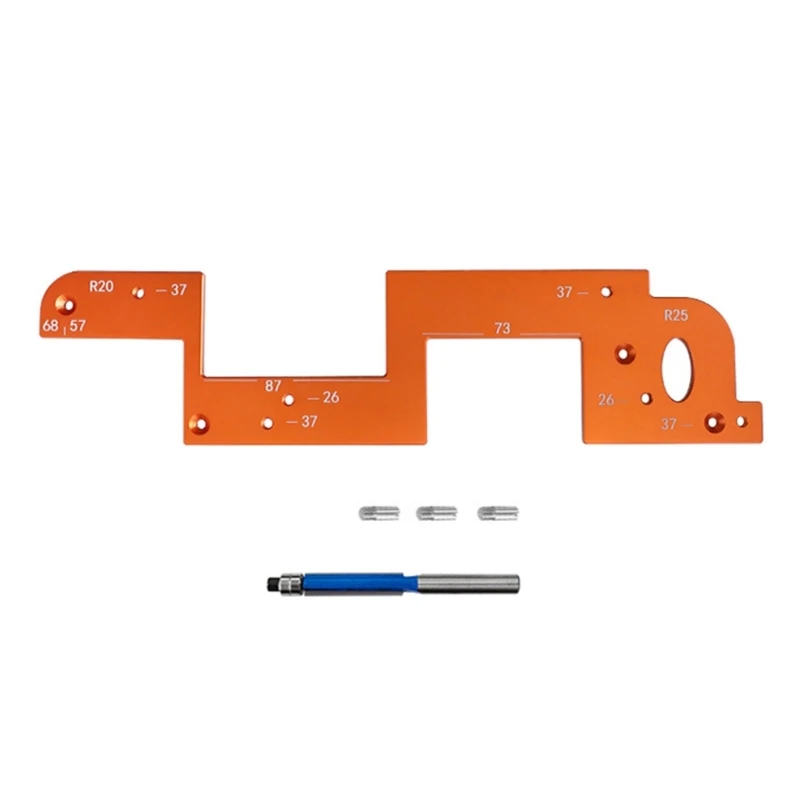 Molde recorte herramienta para forma a bordes aluminio, adecuado para materiales madera y plástico en del hogar,