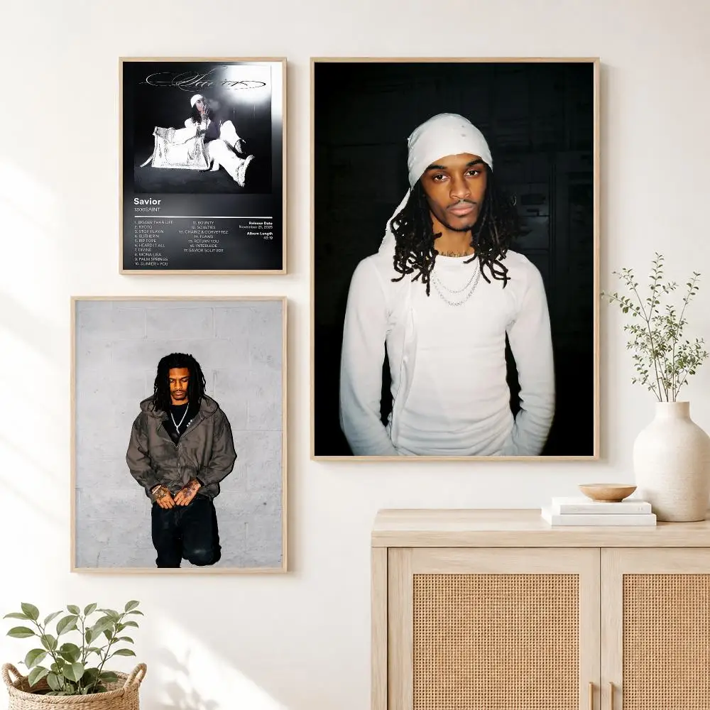 Pop Singer 1300S-SAINT Poster Self Adhesive Wall Art Decor for Bedroom Living Room Office Home Halloween Gift