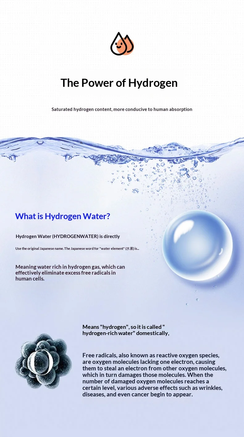 Portable Hydrogen Rich Water Cup Rechargeable Hydrogen Water Bottle for Home Sports Outdoor S311819a07bab48b6b9b227ab64b1ad645