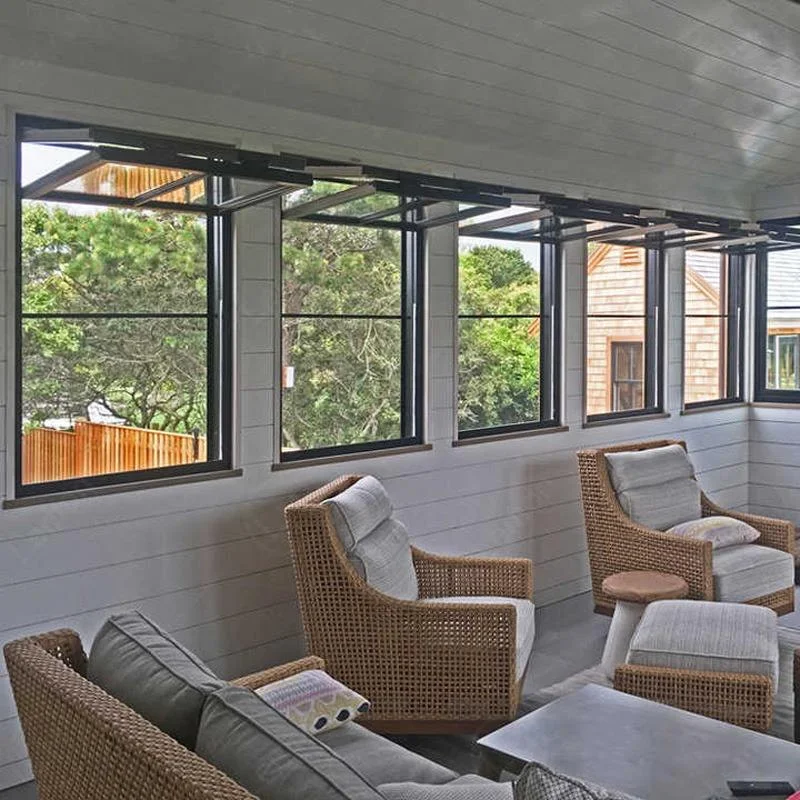 * # Aluminum Powder Coated Corrosion Resistant Long Lifespan Waterproof Aluminum Folding Windows *