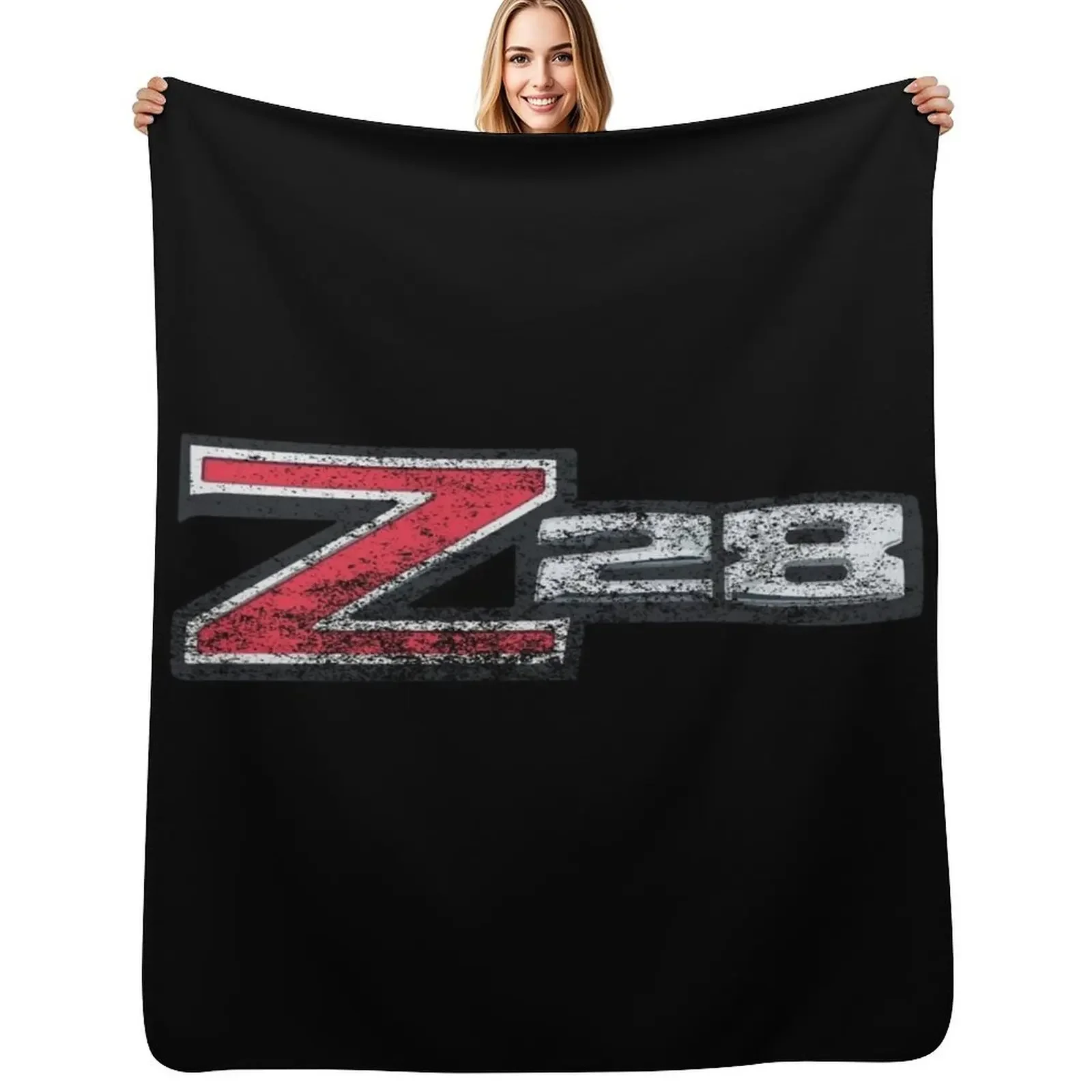 

Camaro Z28 Emblem 1972 - 1973 Throw Blanket for sofa Flannel Furrys Sofas Blanket