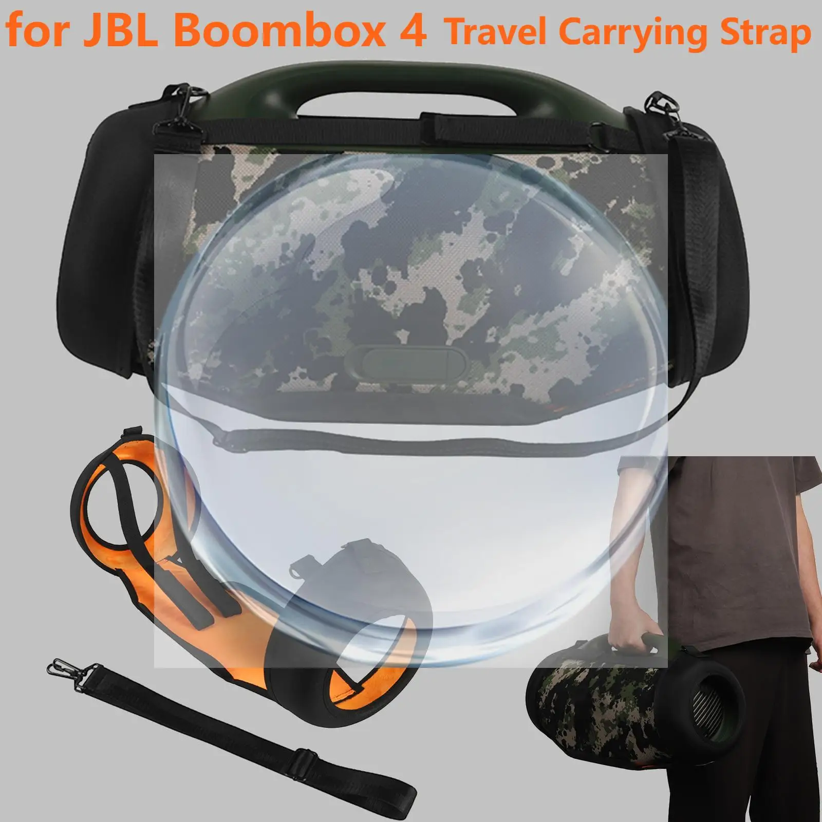 

Ремень для переноски, защитный плечевой ремень с двумя боковыми накладками, чехол для переноски для портативной Bluetooth-колонки JBL Boombox 4