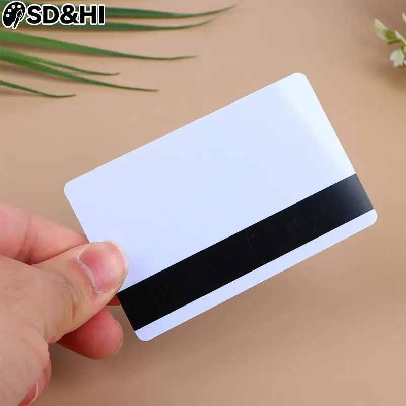 5 Pcs Sle4442 Chip Blank Smart Card With Magnetic Strip Hico 3 Track Inkjet PVC Contact Type Composite IC Card