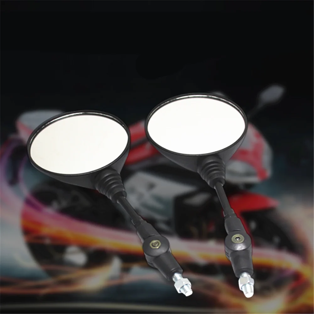 rearview mirror Anti-fall Folding Round motorcycle Side for Kawasaki KX250F KX450F KLX450R KLX125 KX65 KX80 85 KX125 KX250