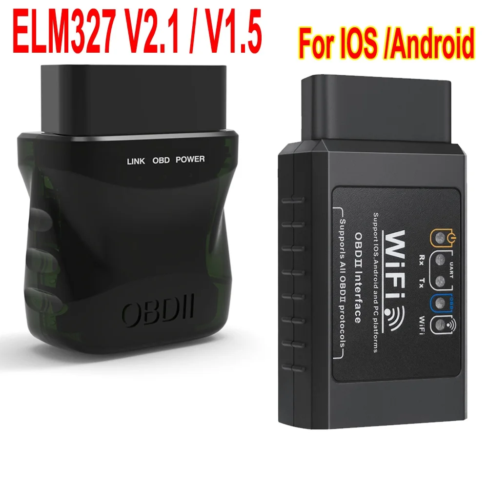 Bluetooth ELM327 V1.5 Автомобильный сканер OBD считыватель кодов инструмент для диагностики автомобиля Супер Мини WiFi ELM 327 V1.5 для IOS /Android