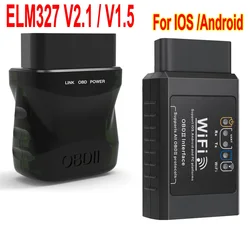 Bluetooth ELM327 V1.5 skaner samochodowe OBD czytnik kodów błędów narzędzie diagnostyczne do samochodów Super MINI WiFi wiąz 327 V1.5 dla IOS /Android