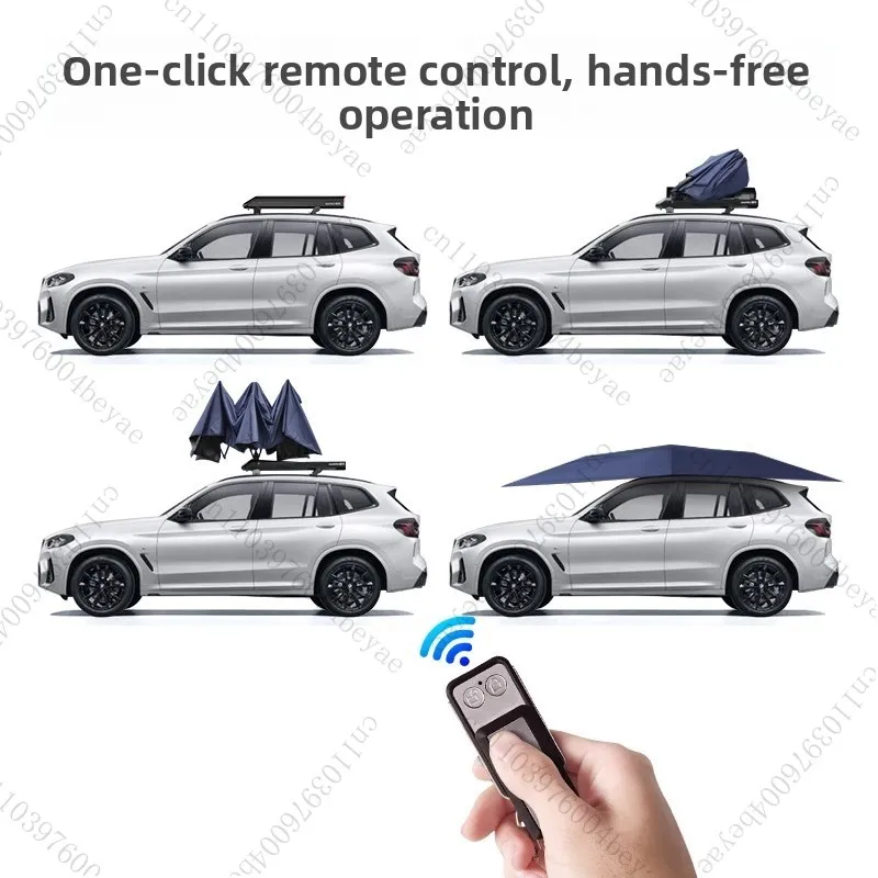 

Полностью автоматический автомобильный зонтик на крыше, мобильный капот, складной автомобиль, защита от солнца и теплоизоляция, новая модель 2025 года