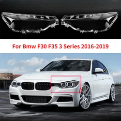 Reflektor samochodowy szklana soczewka abażur Led reflektor do Bmw F30 F35 3 serii 2016-2019 osłona reflektora wykończenia części samochodowych