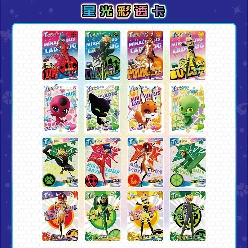 جديد حقيقي معجزة فتاة الخنفساء ريدي القط الأسود لفة أنيمي بطل بطاقة شارة SSP الاطفال لعبة لعبة عيد الميلاد هالوين هدية عيد ميلاد