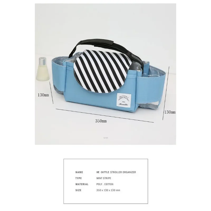 Tas gantung Kereta Bayi, Aksesori kereta bayi luar ruangan gantung botol tas popok keranjang penyimpanan portabel