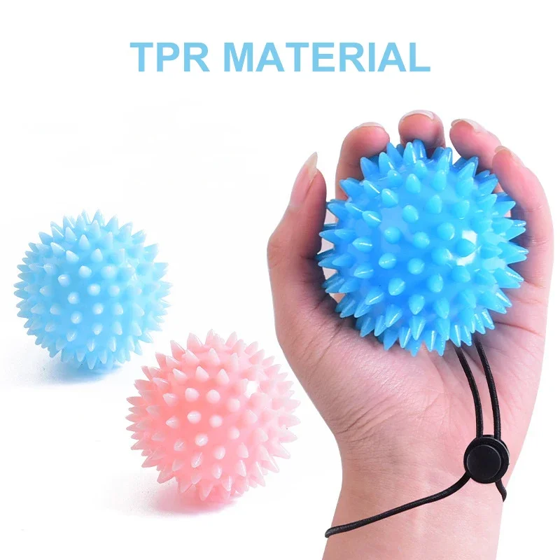 TPR Four-fingered Hedgehog Ball Primary Grip Training Soft Ball Rehabilitation Massage Finger Ball Practice Hand