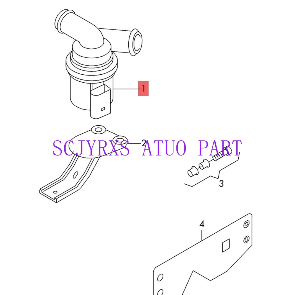 03L965561A Brand New Diesel Engine Electric Additional Coolant Pump Auxiliary Water Pump for Amarok 2010-2023 for A4 A5 A6 A8 Q5