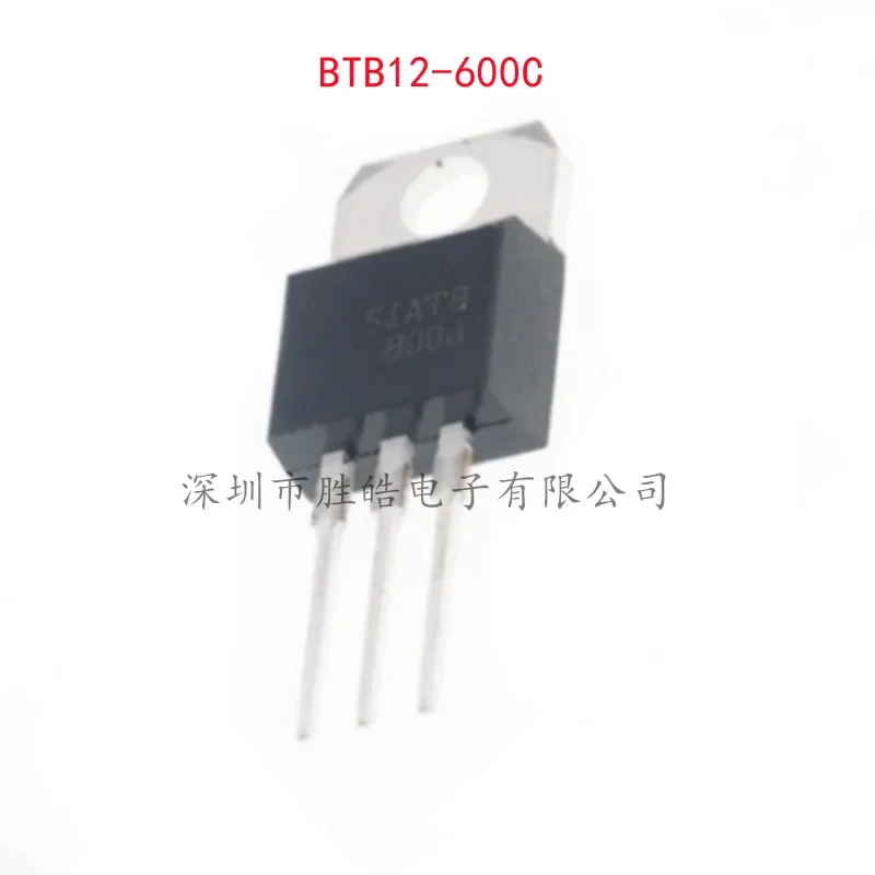 

(10PCS) NEW BTB12-600C BTB12 600C 12A 600V Two-Way Silicon Controlled Straight Into The TO-220 Integrated Circuit