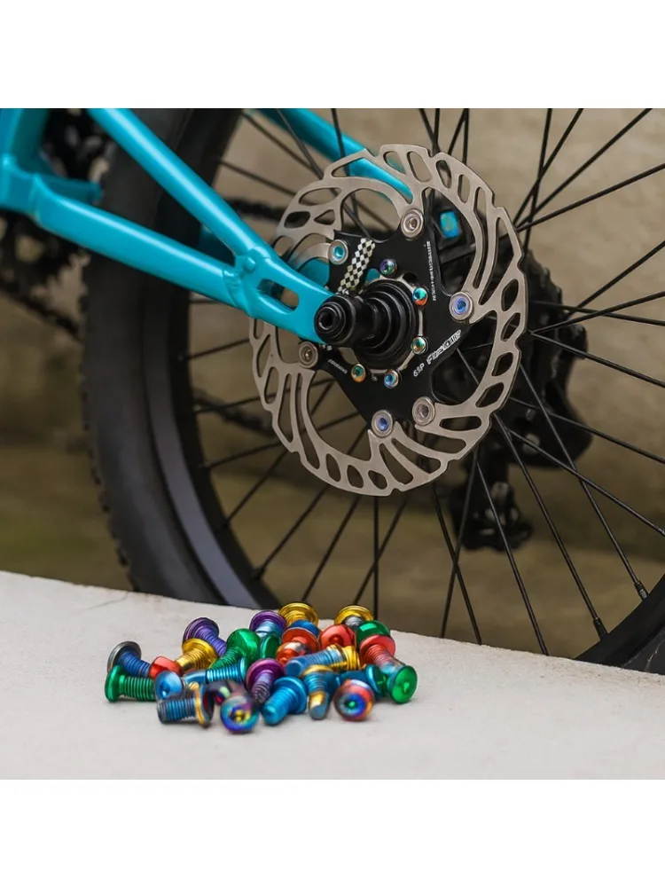 AliExpress Mountain Bike Disc Brake Screws T25 Torx Bolts M5x9mm Stainless Steel Road Bike Fixing Screws MTB Parts Bicycle Components