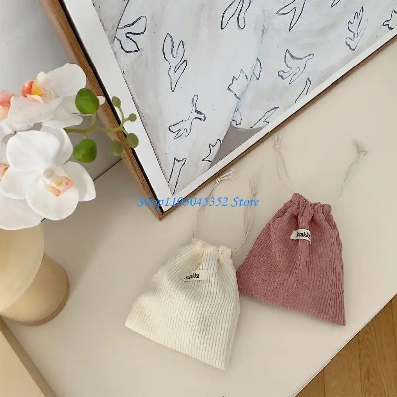 حقيبة مريحة برباط لسهولة تخزين المكياج وحقيبة مستحضرات التجميل لأحمر الشفاه