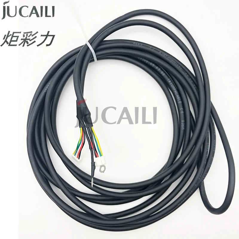 Jucaili printer Hoson board long signal cable 5pins for Epson xp600/DX5/DX7 for Eco solvent printer black data cable