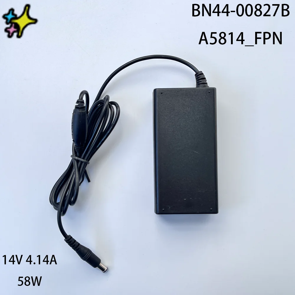 BN44-00827B a5814 _ fpn 14V 4.14A 58W Monitor AC/Adapter DC jest dla LS32E590CS/ZA LF24TC2WAN/ZA S24E390HL S27C230 LS29E790C S27C230