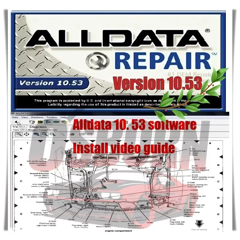 

Alldata 10.53 Car Repair Software - Car Truck Full-Fledged Data Technical Support Wiring Empowerment for Automotive Electronics