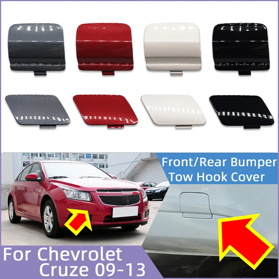 Auto Parts Front Rear Bumper Tow Hook Eye Cover Cap For Chevrolet Cruze 2009 2010 2011 2012 2013 Towing Hauling Trailer Lid
