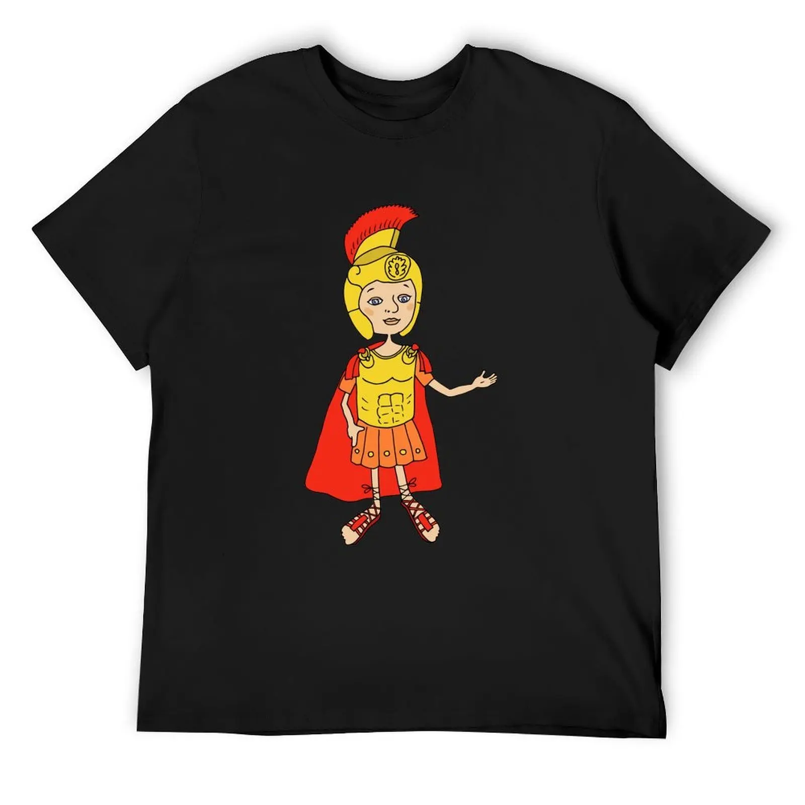 

Cute Image Roman gladiator in armor, helmet T-Shirt oversized t shirt animal prinfor boys Anime t-shirt street wear shirts men