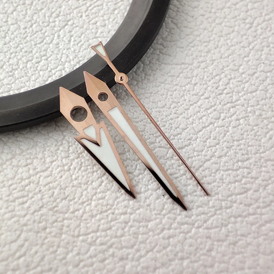 Manecillas de reloj con movimiento NH35 para NH36 NH70 4R 7S, manecillas luminosas verdes C3, accesorios de reloj, plata, oro, rosa y oro