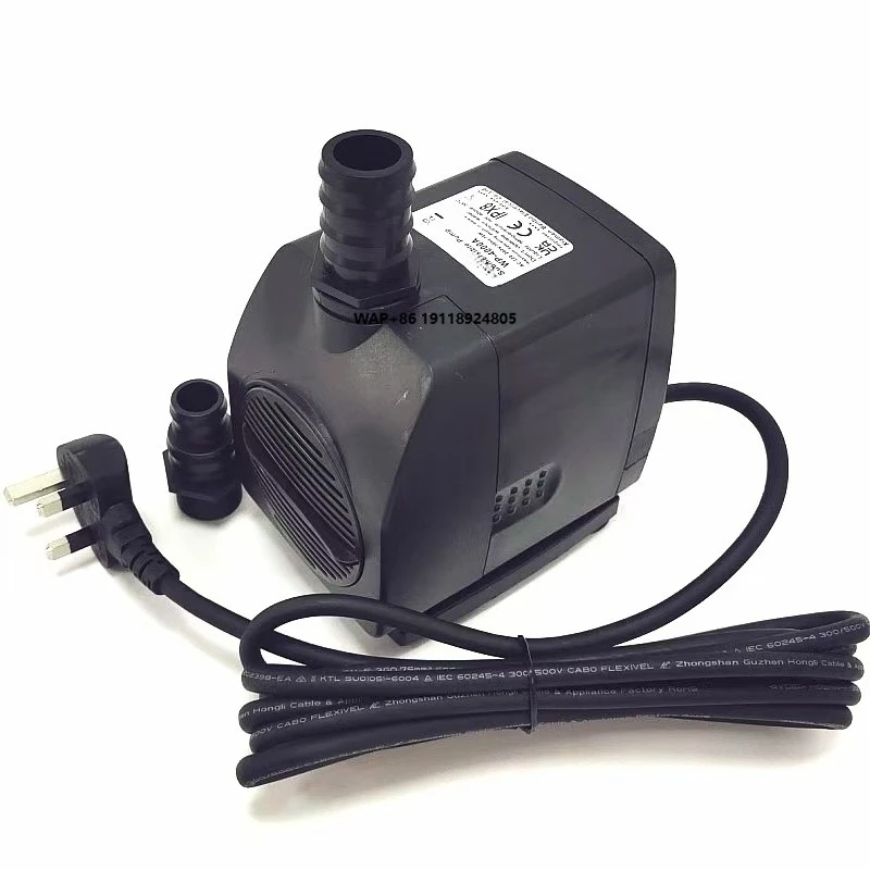 

FESEA 45W Ultra Quiet Submersible Water Pump 800GPH Adjustable Aquarium Fountain 3 Nozzles for Fish Tank Outdoor Waterfall