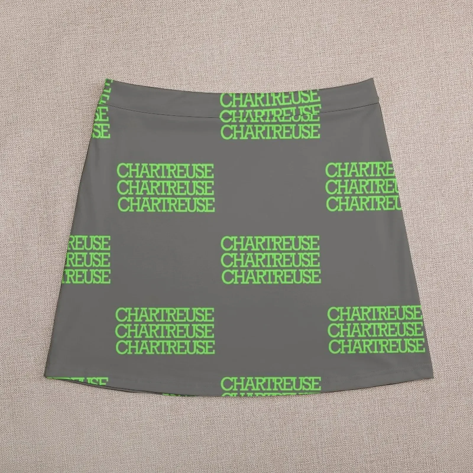 Chartresue Chartreuse Chartreuse - Color Minifalda midi falda para mujer Ropa mujer