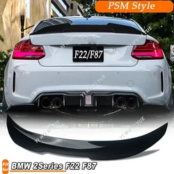 For Bmw F22 F87 M2 218i 220i 225i 228i 230i M 235i M 240i Coupe 2014-2021 PSM Style Rear Roof Lip Spoiler Car Rear Spoiler Wing