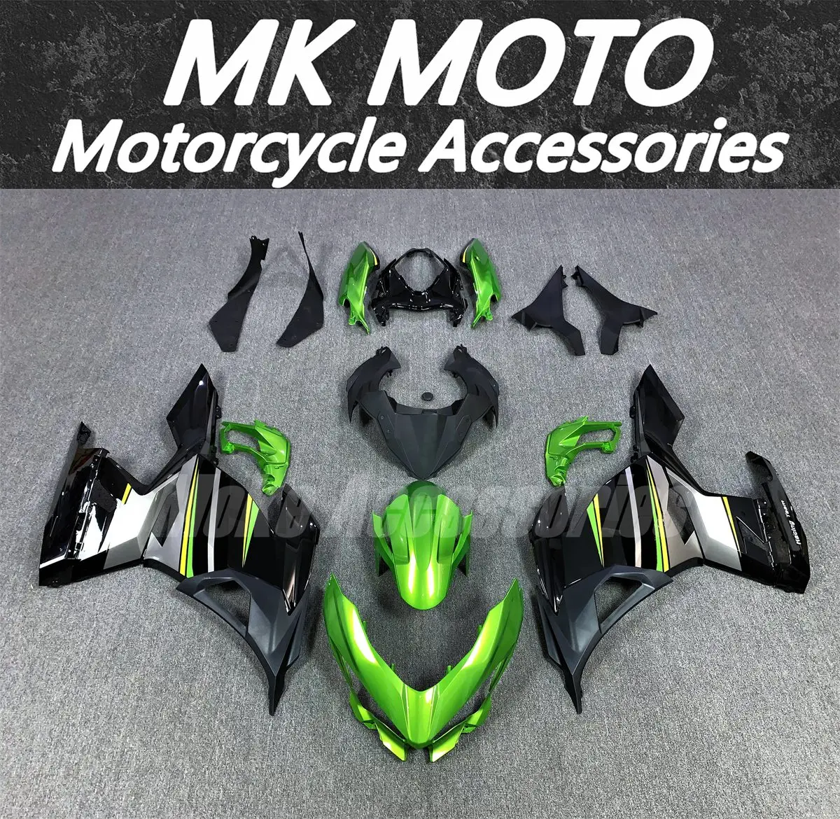 

Motorcycle Fairings Kit Fit For Ninja 400 2018 2019 2020 2021 2022 2023 Bodywork Set High Quality ABS Injection NEW Green Black