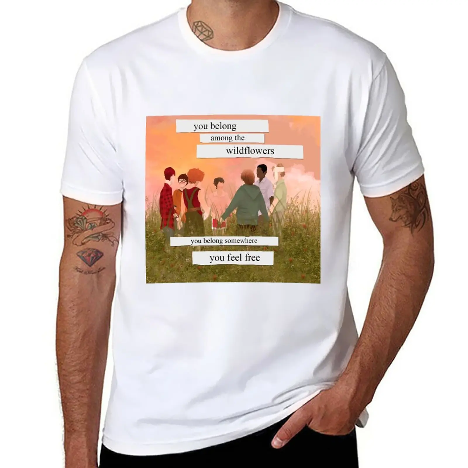 

Wildflowers-The Loser's Club T-Shirt aesthetic clothes oversized sports fans designer t shirt men