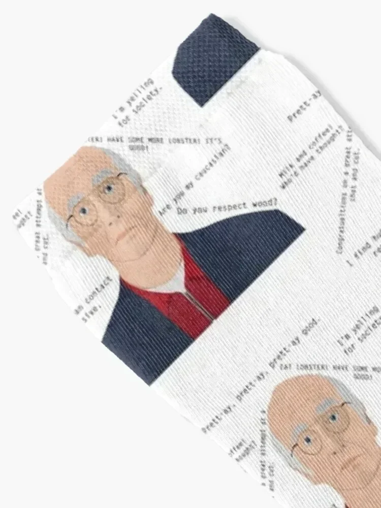 Larry David Quotes Socks halloween sports stockings Men's Socks Luxury Women's