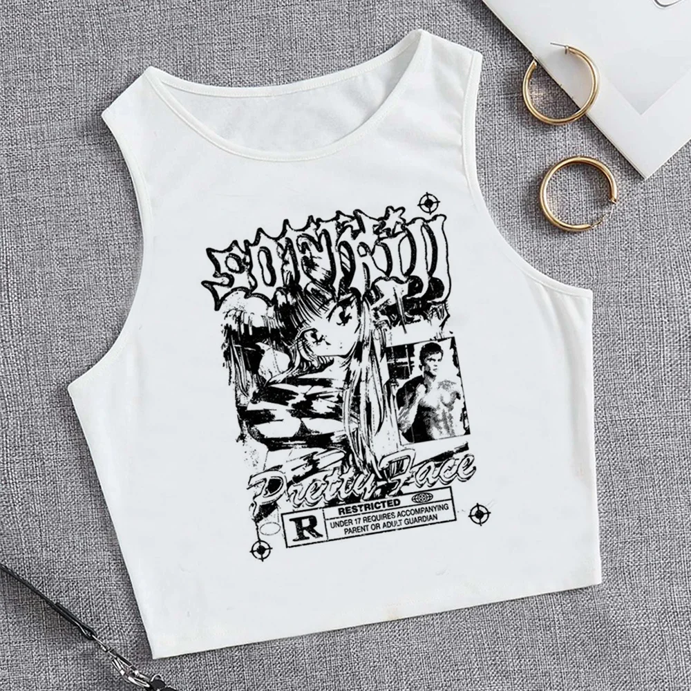 Y2k Tops yk2 graphic  streetwear  crop top girl aesthetic 90s 2000s goth tee