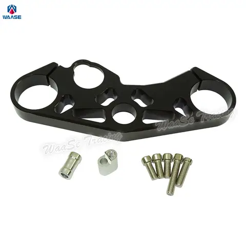 Waase Framgaffel Sänkning Trippelträd Övre Toppklämma Ok För Suzuki GSXR1000 GSXR 1000 2017 2018 6 best sales gsxr 2017 - №2