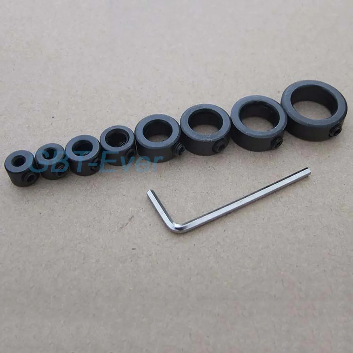 Anillo de límite de broca, herramienta de carpintería, broca de 3 ~ 16mm, collares de tope de profundidad, posicionador de anillo, localizador de taladro, llave hexagonal, tornillo de arroz M5