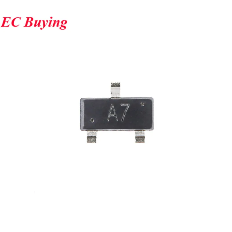 100pcs/lot BAW56 A1 BAV70 A4 BAV99 A7 BAV23C KT6 BAS21C JS3 BAS21 JS 1SS226 C3 1SS193 F3 SOT-23 SMD Switch Diodes