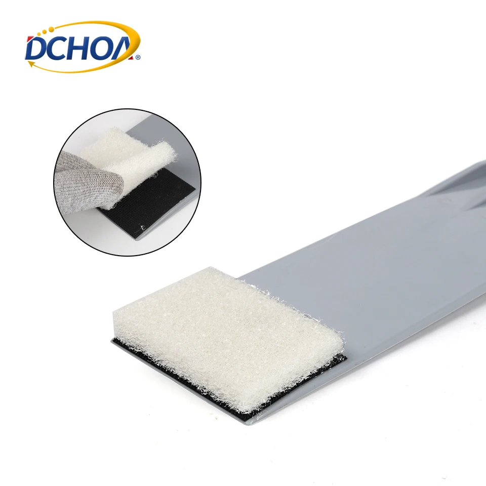 DCHOA Window Film Cleaning Scraper Squeegee with Felt Solar Film Tint Cleaning Tool for Auto Glass Car Detailing