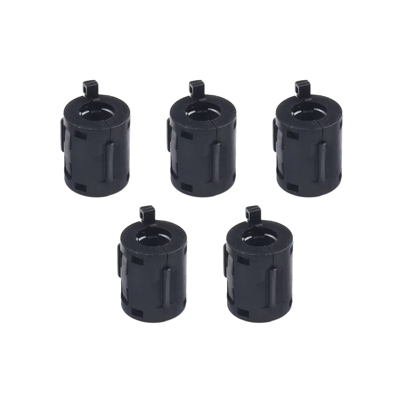 5pcs Anti-interference Snap Ferrite Filter For Cable Ferrite Core Choke Clip EMC Inner Diameter 7/9/11/13mm Demagnet Filters