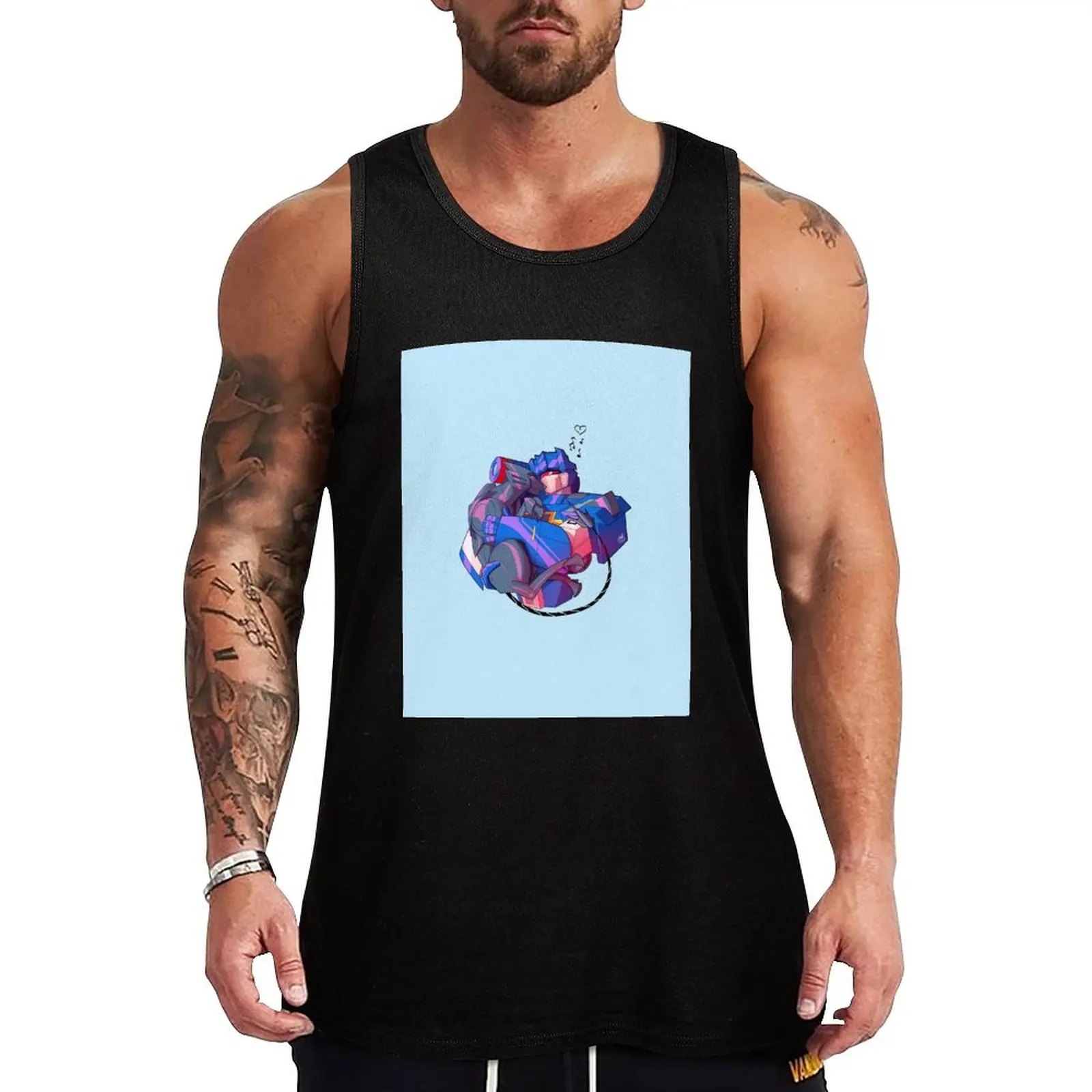 

Soundwave and Ravage Tank Top Men's tops sports clothes for men