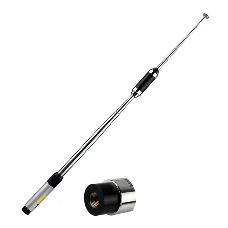 High Gain RH770 Antenna Dual Band SMA Male/SMA Female/BNC Plug RH-770 Telescopic Antenna For Kenwood BAOFENG UV-5R UV-82 Radio