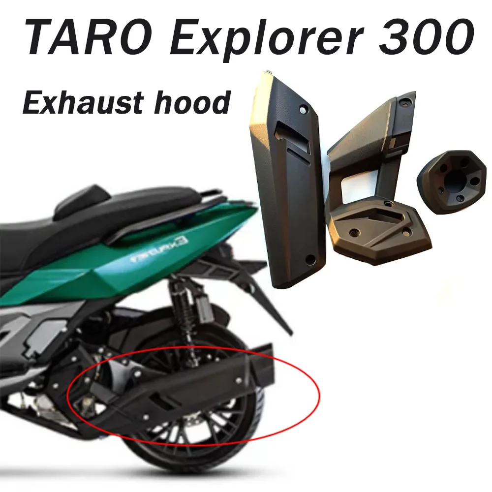 

Motorcycle Parts Accessories Muffler Cover Exhaust Cover For TARO Explorer 300 Explorer300 300Explorer