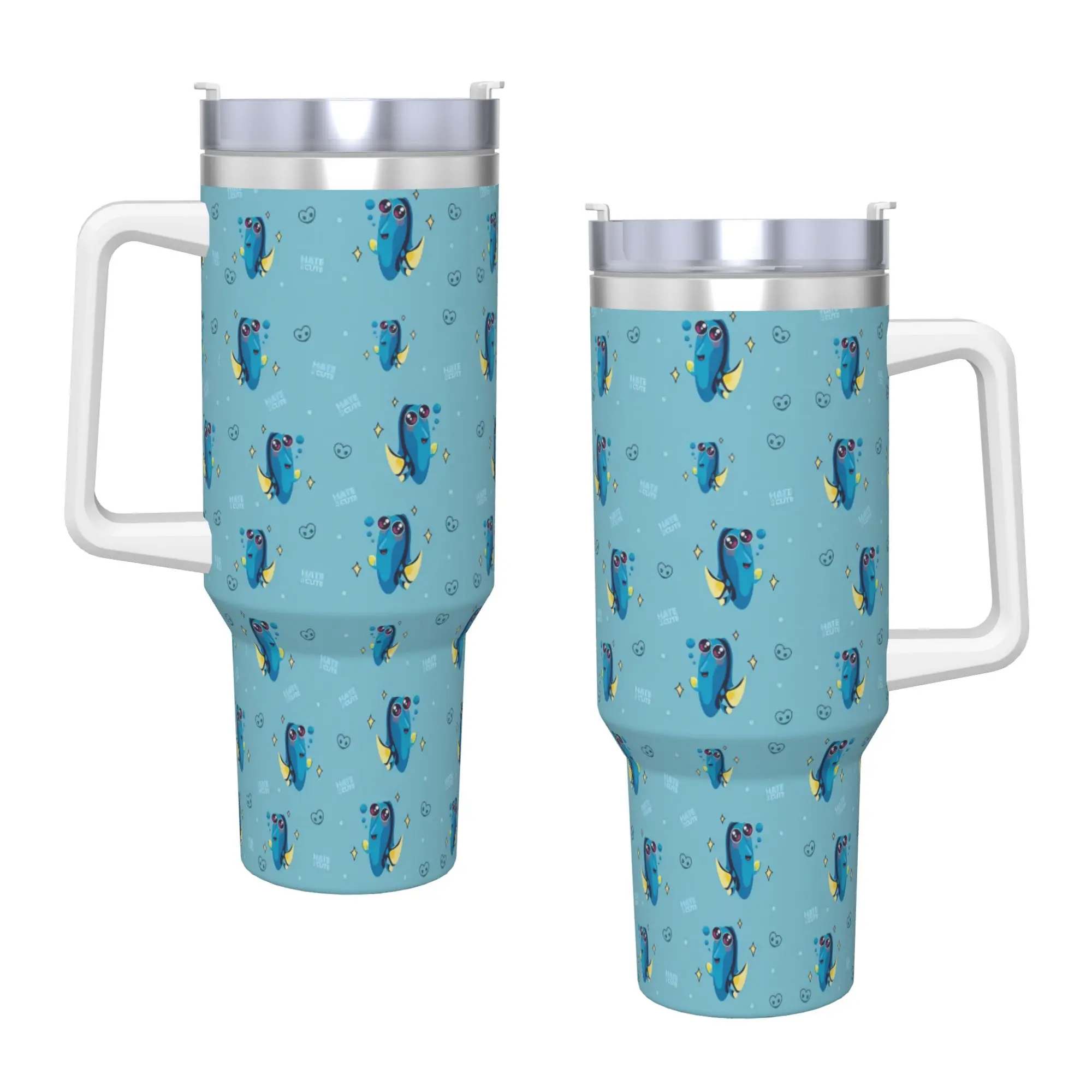 Stainless Steel Tumbler Custom Kawaii Finding Nemos Thermal Cups  Insulated Cold and Hot Mugs Cup Camping Printed Water Bottle