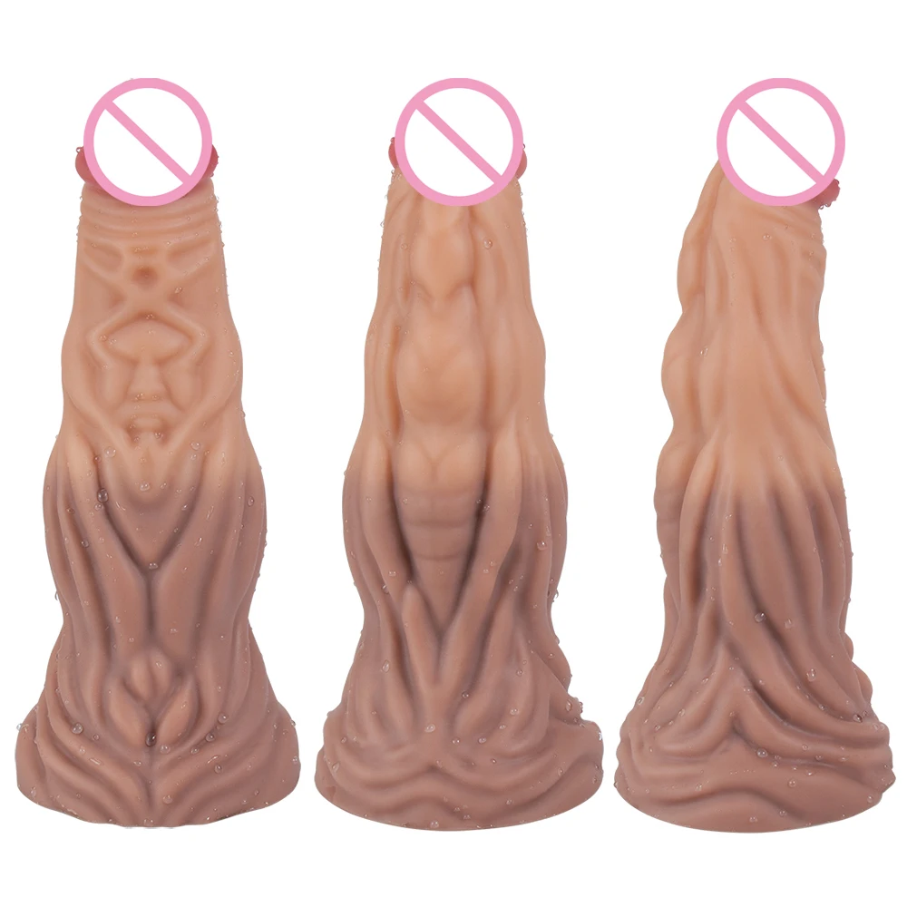 1pc Monster Dildo Anal Plug, Silicone Big Dildo with Strong Suction Cup, Big Dildo, Men's and Women's Ass Masturbation Sex Toys