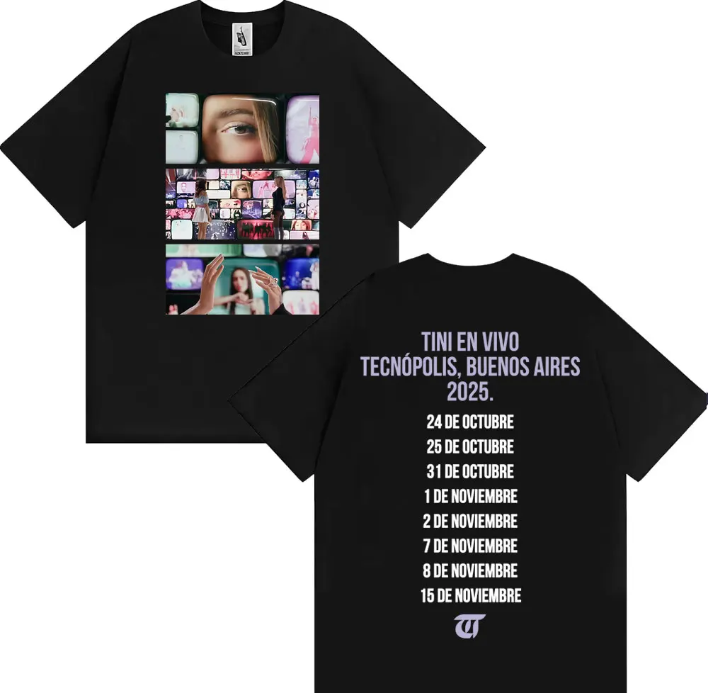 تي شيرت تيني ستوسيل فودركو 2025 ألبوم غلاف تي شيرت للرجال والنساء موضة الهيب هوب ملابس الشارع الشهير تي شيرت قطني مريح كبير الحجم #1