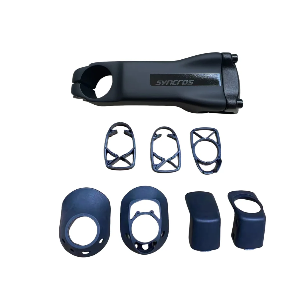

Syncros Full Carbon Bicycle Race Road Bike Stem Aero Riser Integrated Internal Wiring Hidden Cockpit For SL7 70mm-130mm