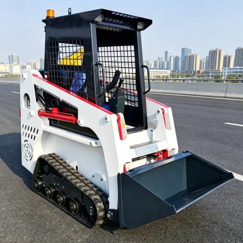 

Customized New Skid Steer Loader, CE/EMC Certified, Ride-on Material Handling Transporter, Multi-functional Skid Equipment