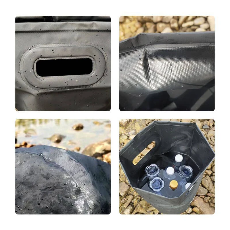 20L Falten Eimer Portable Becken Tourismus Outdoor Sauberen Eimer Angeln Förderung Camping Auto Waschen Lagerung Box Container – Detail 2