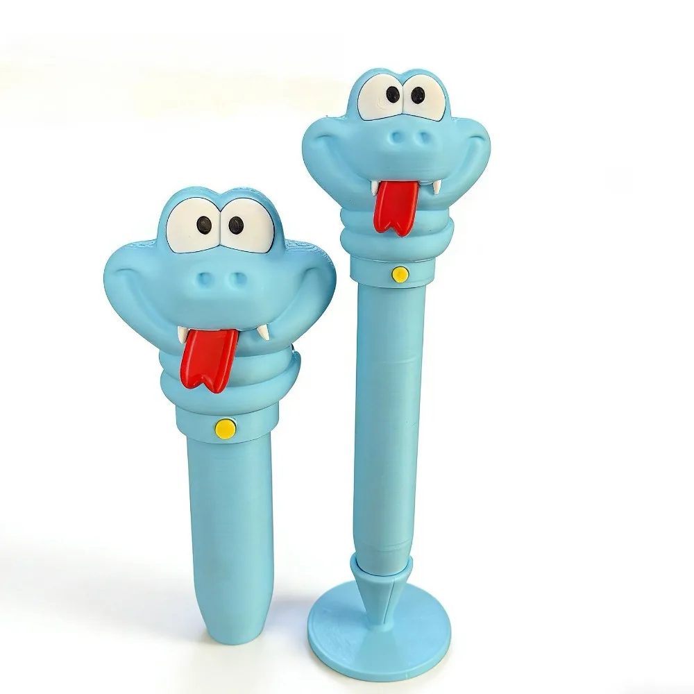 Zoo 2 Peripheral Gary The Snake Cartoon Serum Pen Holder Pen Backpack Decoration Desktop Ornament Collectible Fun Toy Gift