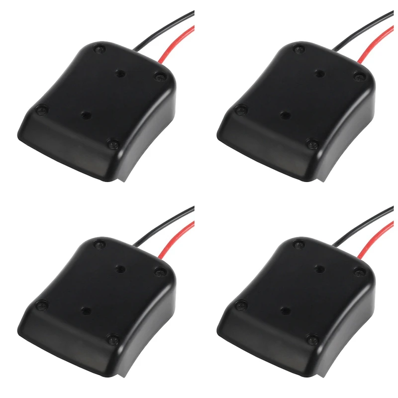 

4x10,8 V-12V док-станция для крепления аккумулятора с 14AWG соединители проводов инструмент для самостоятельной сборки аккумулятора Makita, черный