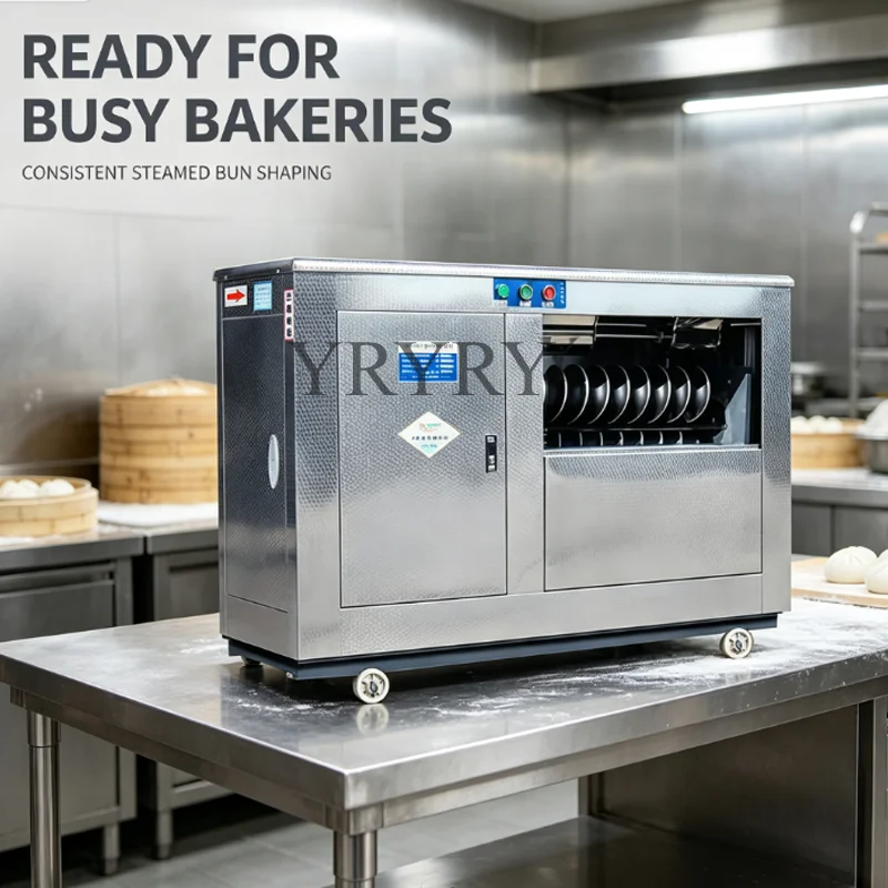 Stainless Steel Dough Divider And Steamed Bread Forming Machine Dough Ball Making Machine For Sale Bakery Pizza Automatic Dough view 3